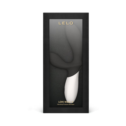 LELO - LOKI WAVE 2 RECHARGEABLE SILICONE DUAL STIMULATION PROSTATE VIBRATOR BLACK