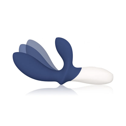 LELO - LOKI WAVE 2 RECHARGEABLE SILICONE DUAL STIMULATION PROSTATE VIBRATOR BASE BLUE