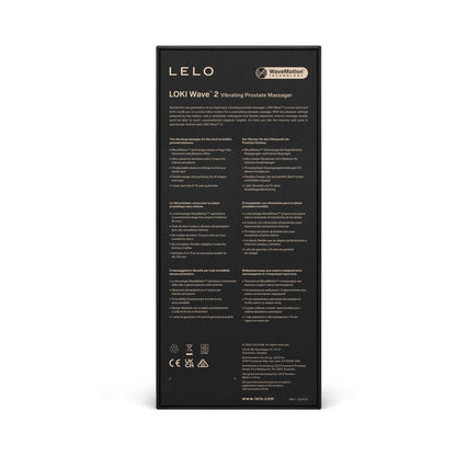 LELO - LOKI WAVE 2 RECHARGEABLE SILICONE DUAL STIMULATION PROSTATE VIBRATOR BASE BLUE