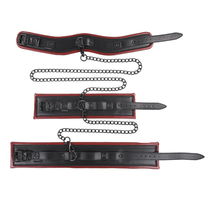 SPORTSHEETS - SAFFRON CHAINED & TAMED 3-PIECE BONDAGE KIT