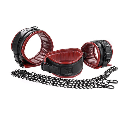 SPORTSHEETS - SAFFRON CHAINED & TAMED 3-PIECE BONDAGE KIT