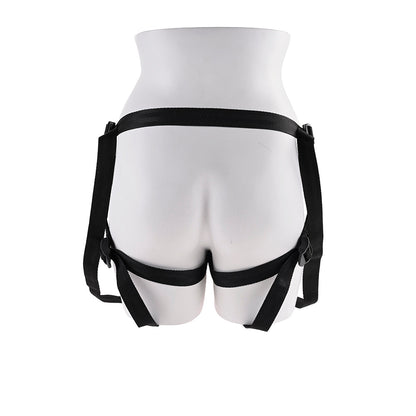 SPORTSHEETS SAFFRON SILICONE PEGGING KIT WITH ADJUSTABLE STRAP-ON HARNESS & 5 IN. DILDO