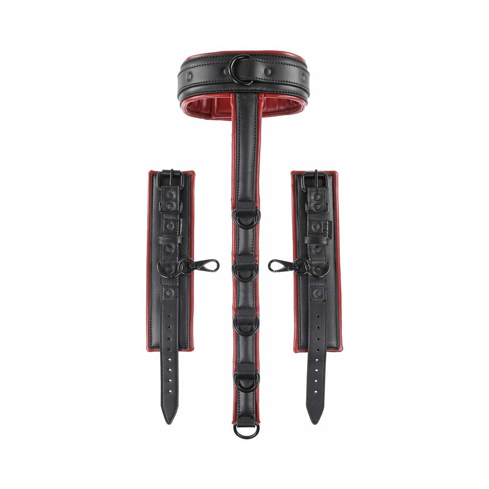 SPORTSHEETS SAFFRON ADJUSTABLE NECK & WRIST RESTRAINTS