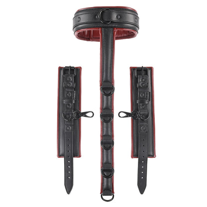 SPORTSHEETS SAFFRON ADJUSTABLE NECK & WRIST RESTRAINTS