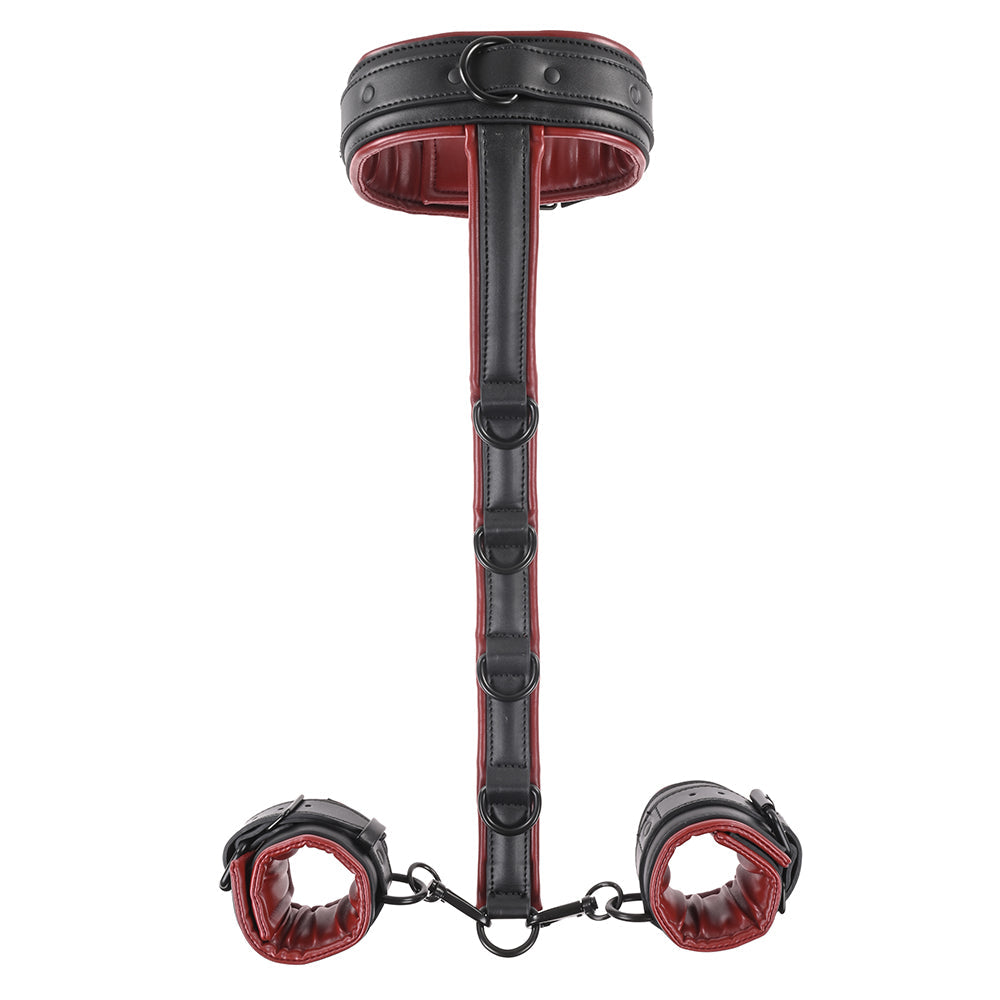 SPORTSHEETS SAFFRON ADJUSTABLE NECK & WRIST RESTRAINTS