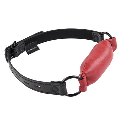 SPORTSHEETS SAFFRON SOFT BIT GAG WITH ADJUSTABLE BUCKLE