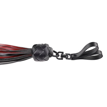 SPORTSHEETS SAFFRON FINGER FLOGGER WITH FINGER LOOP HANDLE