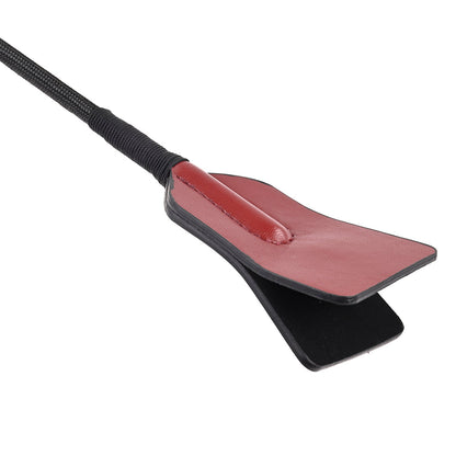 SPORTSHEETS SAFFRON TAP & TICKLE DUAL-ENDED CROP AND SILICONE FLOGGER