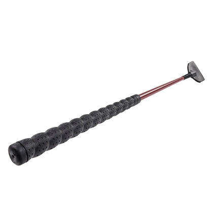 SPORTSHEETS SAFFRON LEATHER CROP WITH RUBBERIZED GRIP