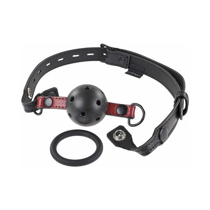 SPORTSHEETS - SAFFRON INTERCHANGEABLE GAG WITH ADJUSTABLE BUCKLE