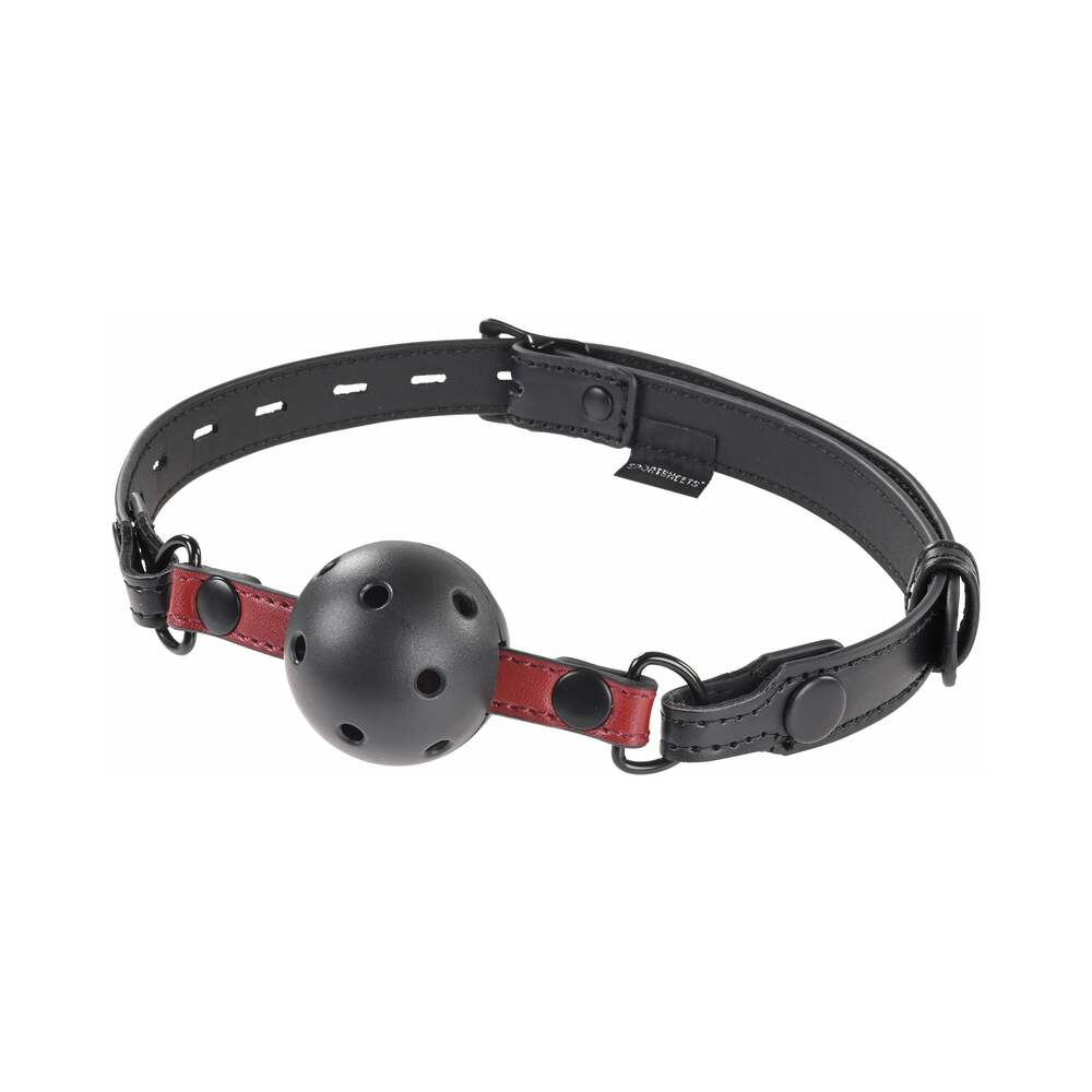 SPORTSHEETS SAFFRON INTERCHANGEABLE GAG WITH ADJUSTABLE BUCKLE