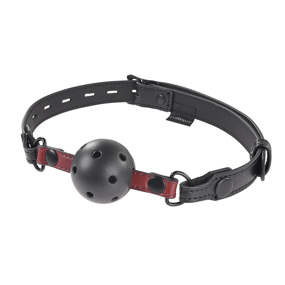 SPORTSHEETS - SAFFRON INTERCHANGEABLE GAG WITH ADJUSTABLE BUCKLE