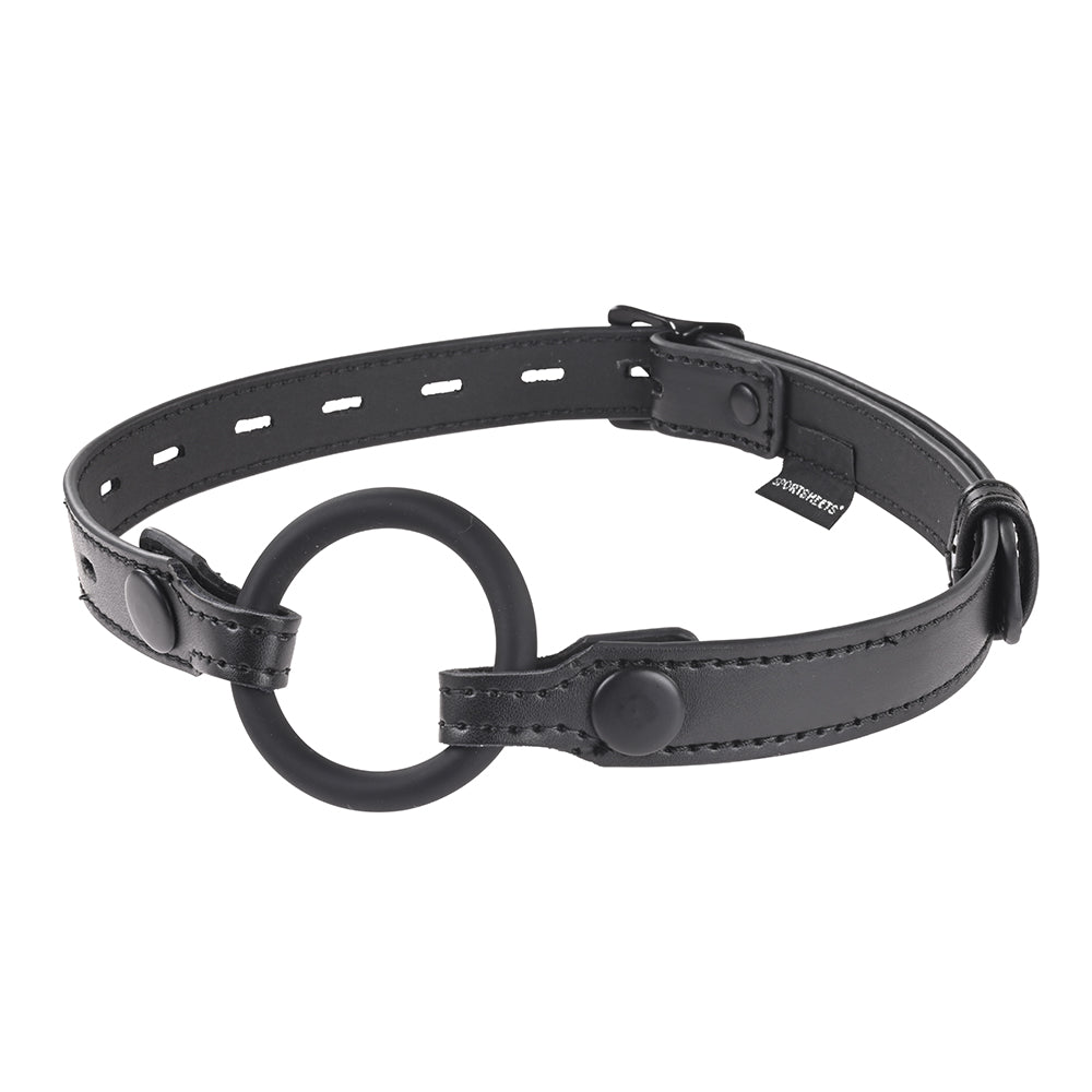 SPORTSHEETS - SAFFRON INTERCHANGEABLE GAG WITH ADJUSTABLE BUCKLE