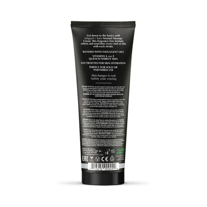 WICKED - STRIPPED + BARE UNSCENTED SENSUAL MASSAGE CREAM 4 OZ.