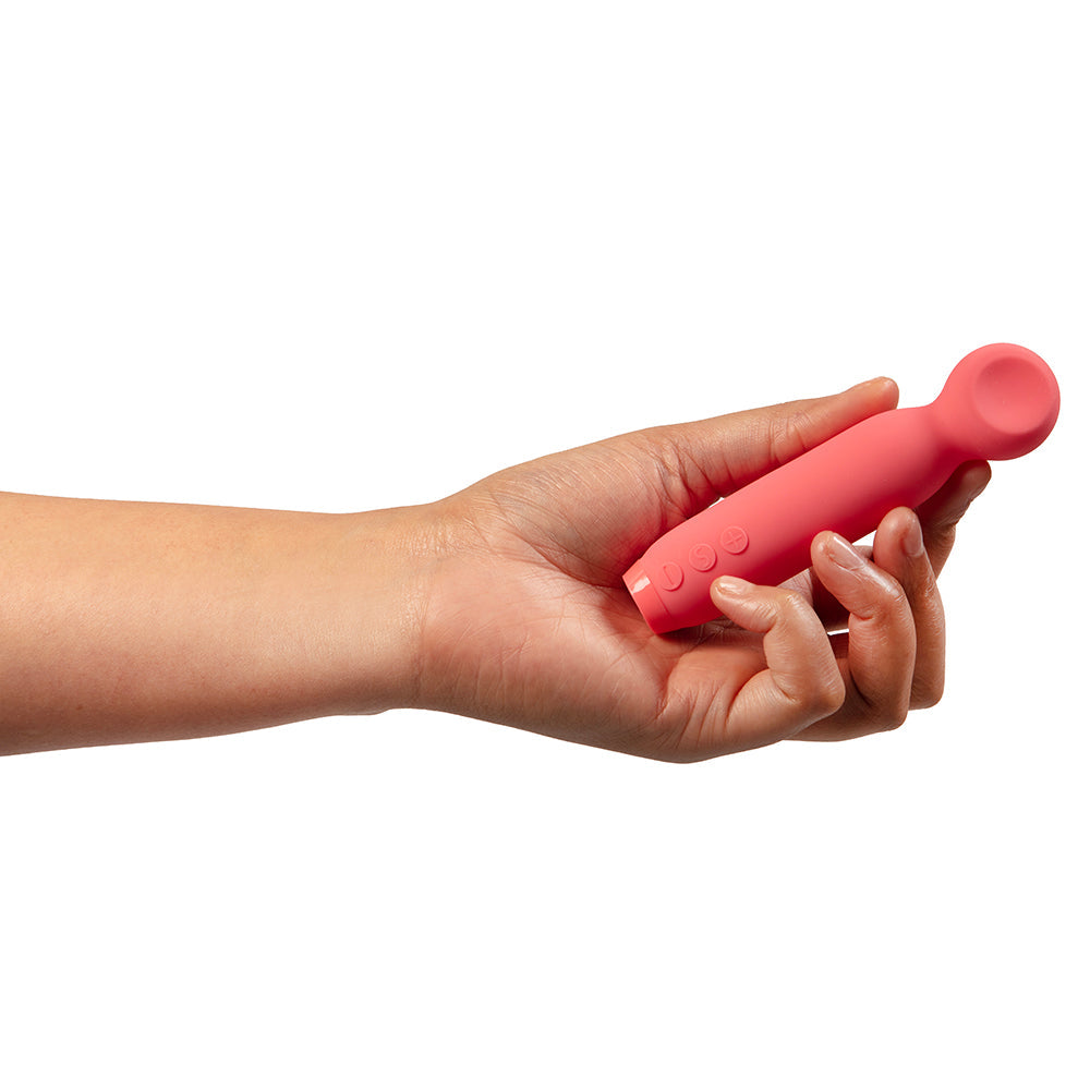 JE JOUE VITA RECHARGEABLE SILICONE WAND TIP BULLET VIBRATOR WATERMELON PINK