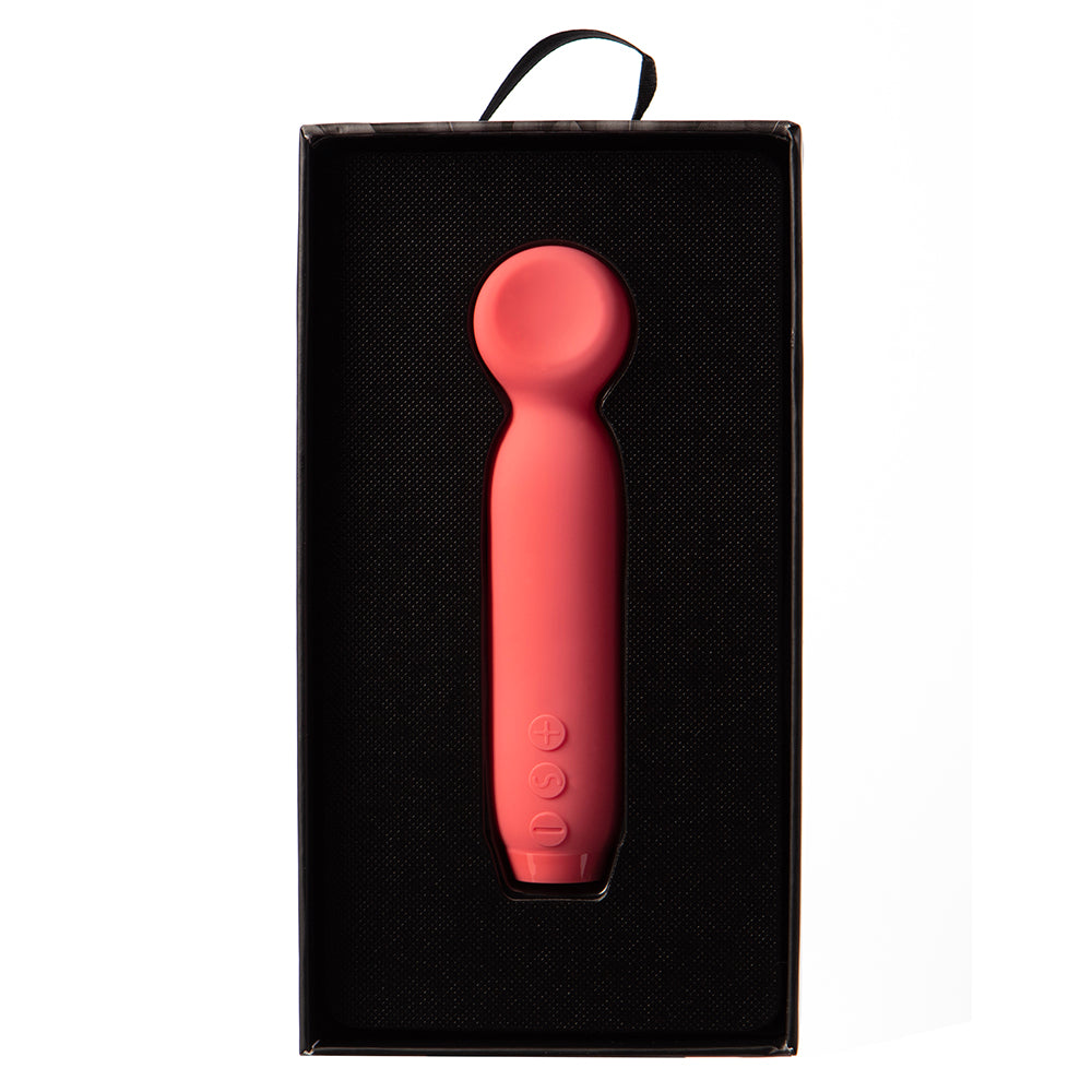 JE JOUE VITA RECHARGEABLE SILICONE WAND TIP BULLET VIBRATOR WATERMELON PINK