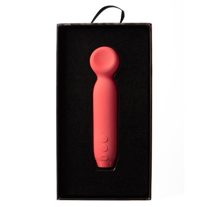 JE JOUE VITA RECHARGEABLE SILICONE WAND TIP BULLET VIBRATOR WATERMELON PINK