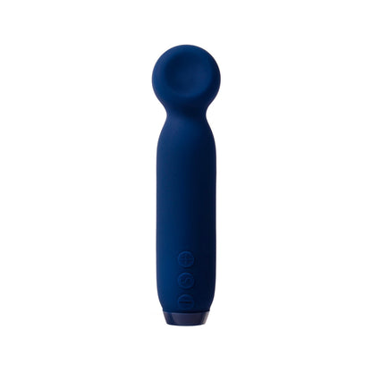 JE JOUE VITA RECHARGEABLE SILICONE WAND TIP BULLET VIBRATOR COBALT BLUE