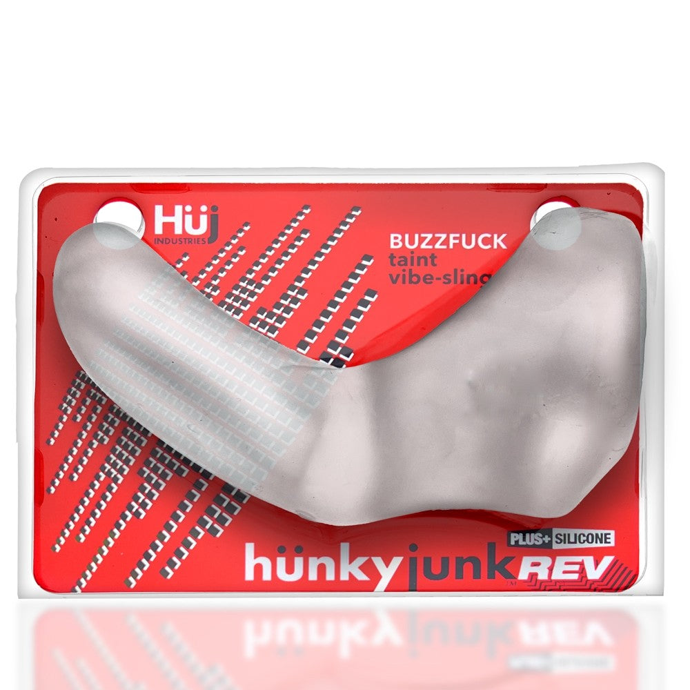 OXBALLS - TIRACHINAS DE PENE Y BOLAS HUNKYJUNK BUZZFUCK CON VIBRADOR PERINEAL HIELO TRANSPARENTE