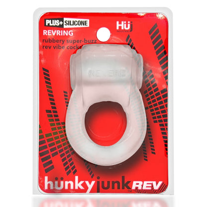 OXBALLS - ANILLO PARA PENE HUNKYJUNK REVRING CON BALA VIBRADORA HIELO CLARO