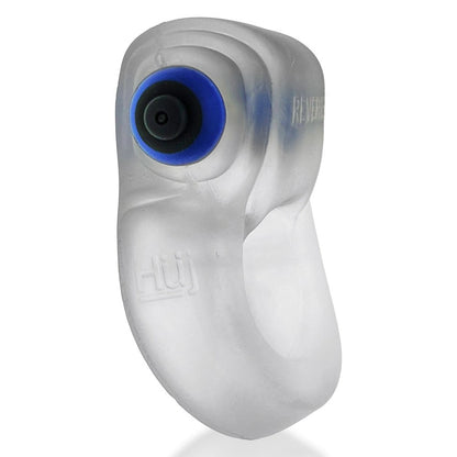 OXBALLS - ANILLO PARA PENE HUNKYJUNK REVRING CON BALA VIBRADORA HIELO CLARO