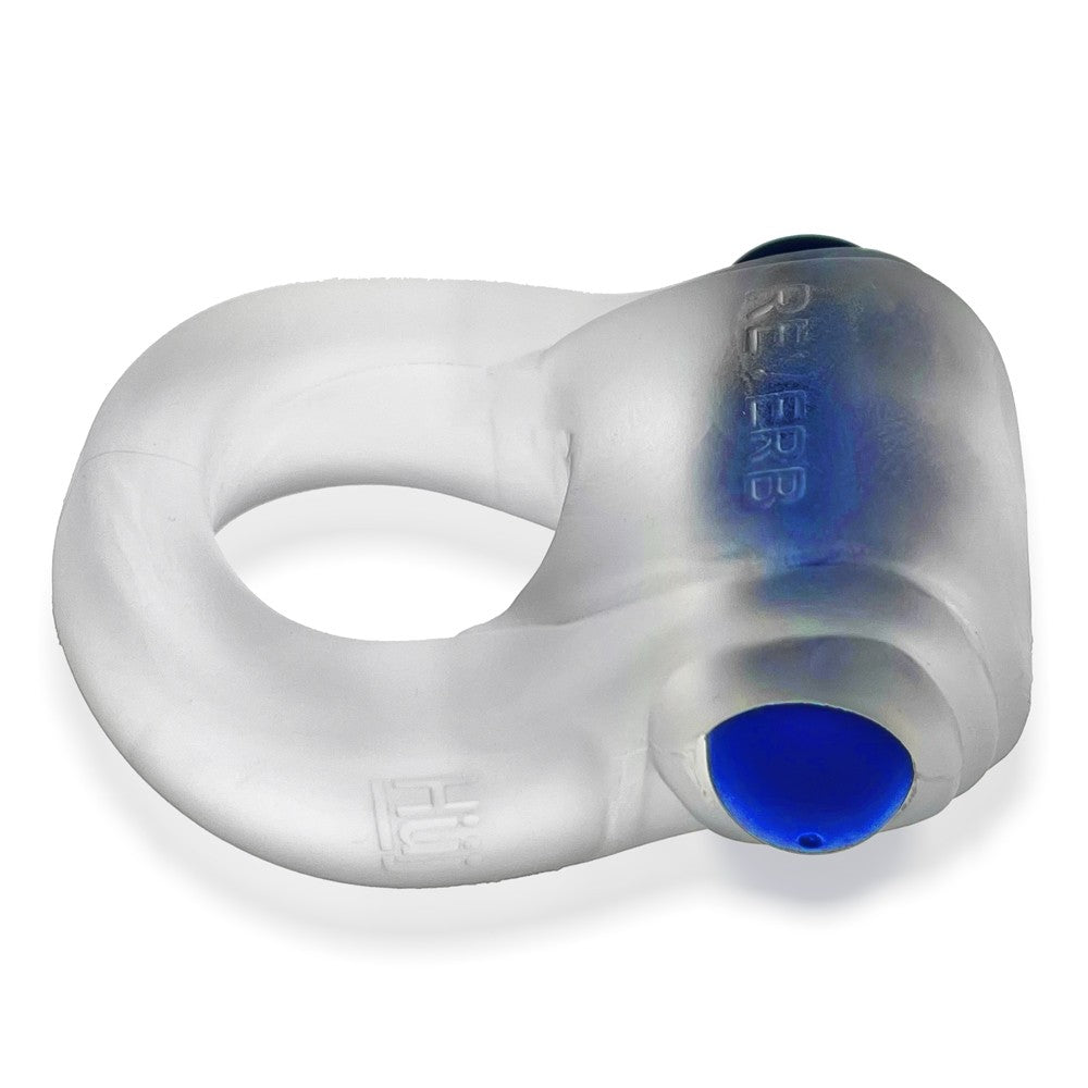 OXBALLS - ANILLO PARA PENE HUNKYJUNK REVRING CON BALA VIBRADORA HIELO CLARO