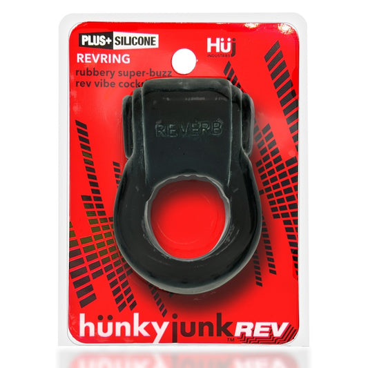OXBALLS - HUNKYJUNK REVRING COCKRING WITH BULLET VIBRATOR TAR ICE