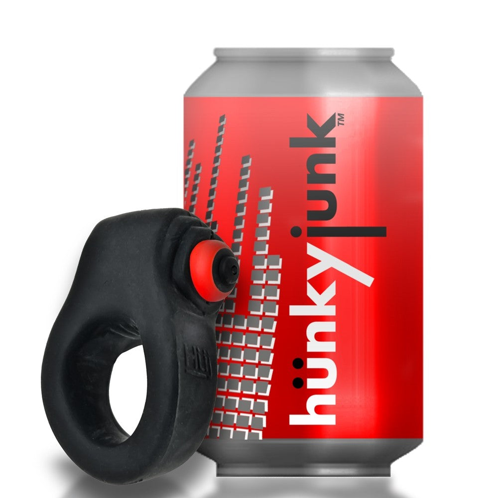 OXBALLS - HUNKYJUNK REVRING COCKRING WITH BULLET VIBRATOR TAR ICE