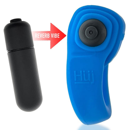 OXBALLS - ANILLO PARA PENE HUNKYJUNK REVRING CON VIBRADOR BALA AZUL VERDOSO HIELO