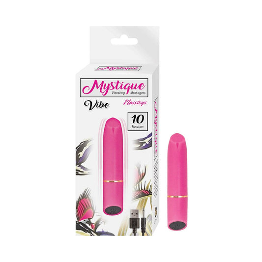 NASSTOYS - MYSTIQUE RECHARGEABLE SILICONE BULLET VIBRATOR PINK
