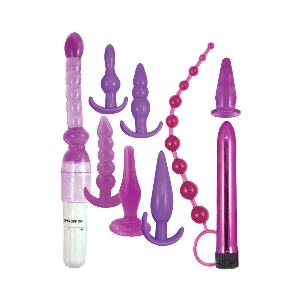 NASSTOYS - PURPLE ELITE COLLECTION SUPREME ANAL PLAY KIT PURPLE