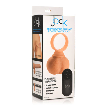 JOCK 28X VIBRATING SILICONE BALLS X-LARGE
