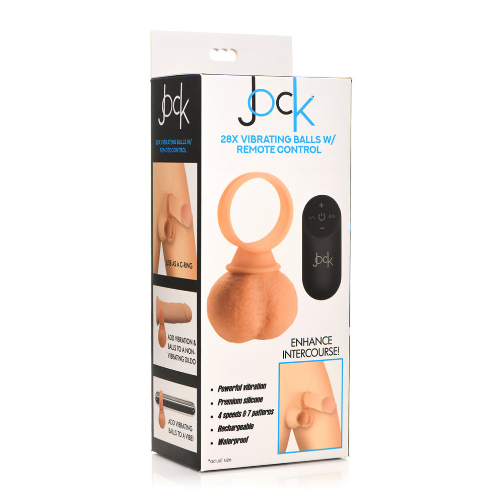 JOCK 28X VIBRATING SILICONE BALLS LARGE