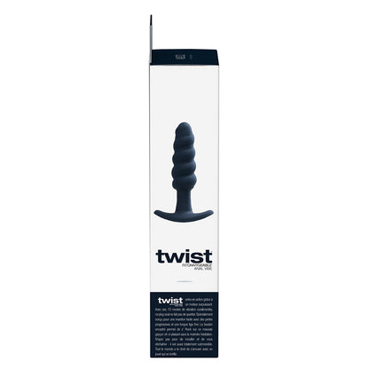 VEDO TWIST RECHARGEABLE SILICONE VIBRATING ANAL PLUG BLACK