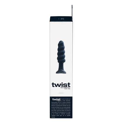 VEDO TWIST RECHARGEABLE SILICONE VIBRATING ANAL PLUG BLACK
