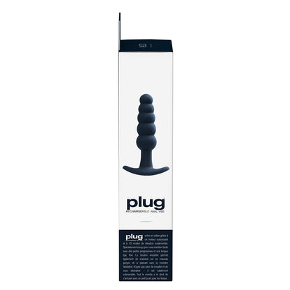 VEDO - PLUG RECHARGEABLE SILICONE VIBRATING ANAL PLUG BLACK