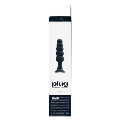 VEDO - PLUG RECHARGEABLE SILICONE VIBRATING ANAL PLUG BLACK