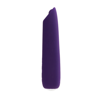 VEDO BOOM RECHARGEABLE WARMING SILICONE SLIMLINE VIBRATOR PURPLE