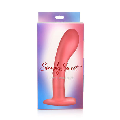 CURVE NOVELTIES - SIMPLY SWEET G-SPOT 7 IN. SILICONE DILDO PINK
