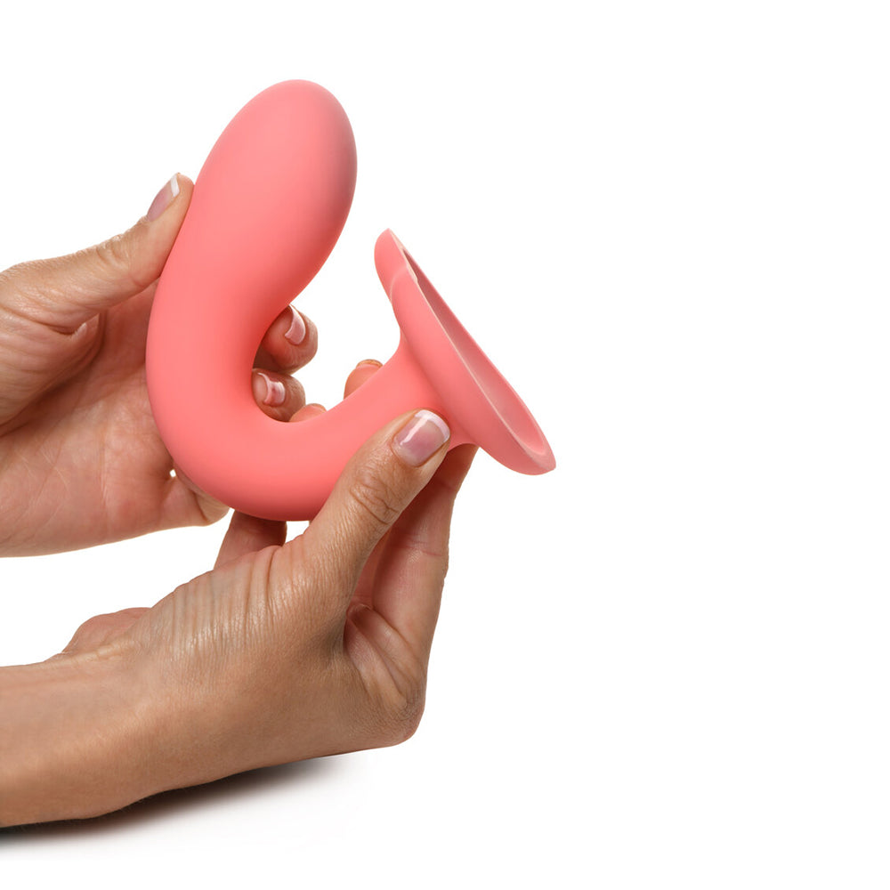 CURVE NOVELTIES - SIMPLY SWEET G-SPOT 7 IN. SILICONE DILDO PINK