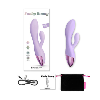LOVELY PLANET - LOVE TO LOVE FUNKY BUNNY BABY RABBIT VIBRATOR VIVA MAUVE