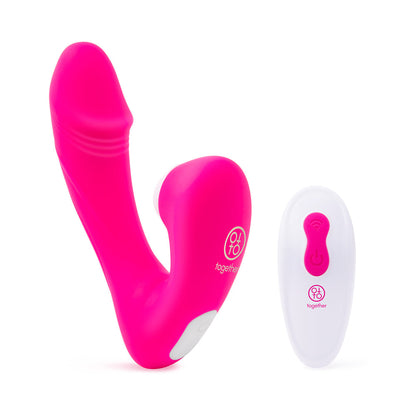 TOGETHER INTERNAL KISS REMOTE CONTROL VIBE PINK