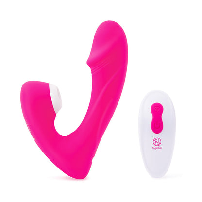 TOGETHER INTERNAL KISS REMOTE CONTROL VIBE PINK