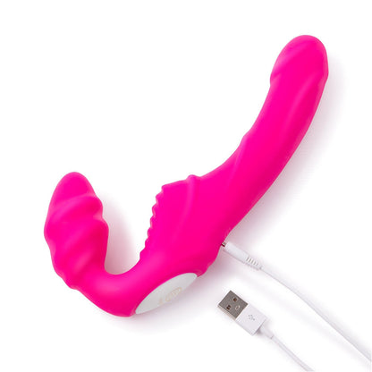 TOGETHER STRAPLESS REMOTE CONTROL VIBRATOR PINK