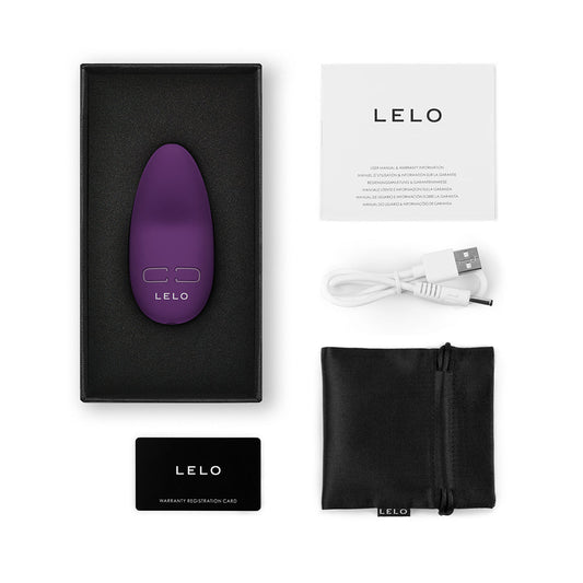 LELO - LILY 3 RECHARGEABLE MINI SILICONE VIBRATOR DARK PLUM