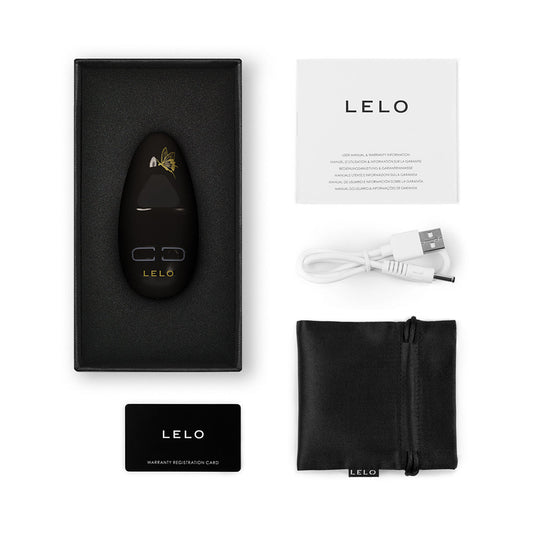 LELO - NEA 3 RECHARGEABLE MINI SILICONE VIBRATOR BLACK
