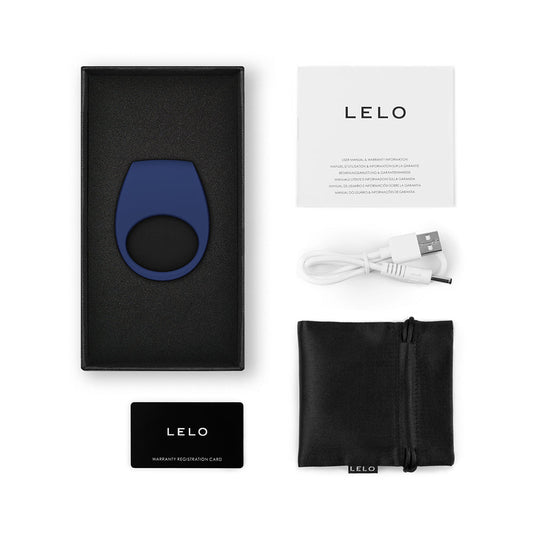 LELO - TOR 3 VIBRATING COCKRING BASE BLUE