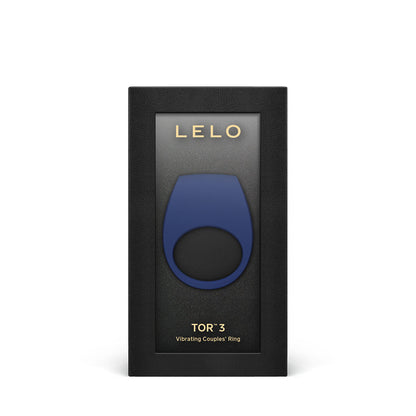 LELO TOR 3 VIBRATING COCKRING BASE BLUE