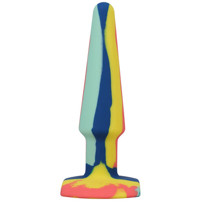 DOC JOHNSON - A-PLAY GROOVY 5 IN. SILICONE ANAL PLUG SUNRISE