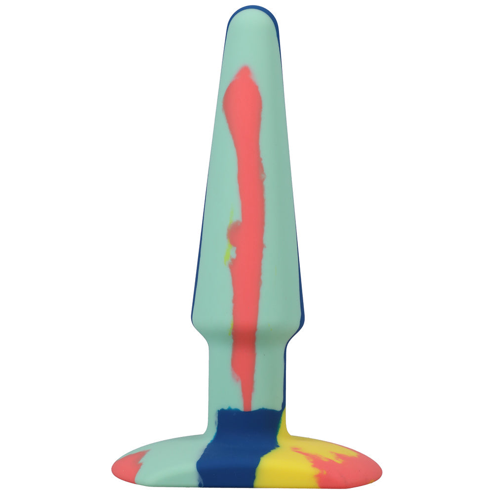 DOC JOHNSON - A-PLAY GROOVY 5 IN. SILICONE ANAL PLUG SUNRISE